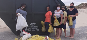 EnviroServ staff take environmental action for World Clean-Up Day