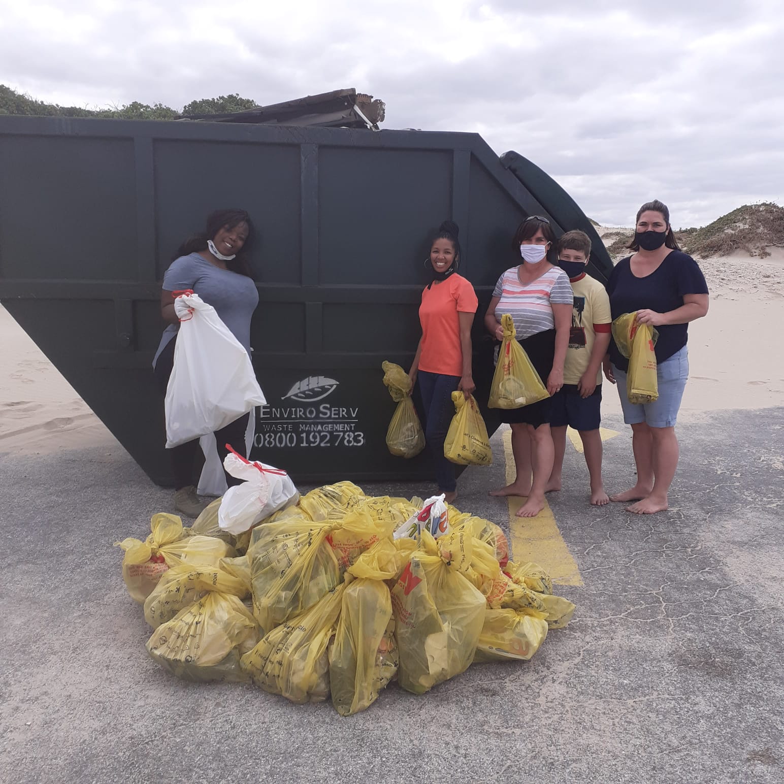 EnviroServ staff take environmental action for World Clean-Up Day