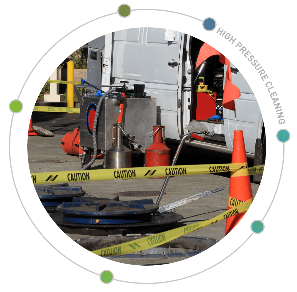 High pressure cleaning